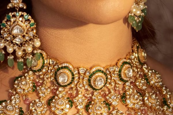 Meenakari Kundan Bridal Choker