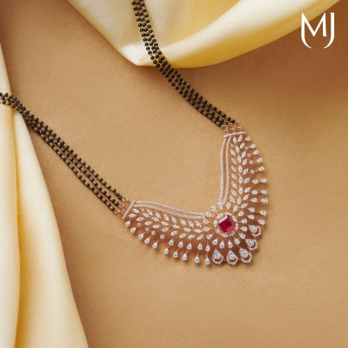 Graceful Spark Ruby Mangalsutra